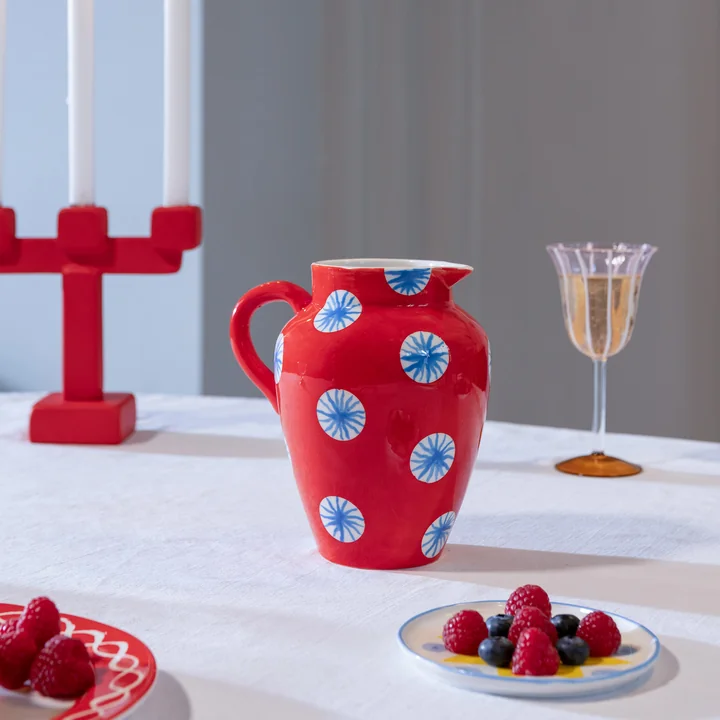 & klevering - Festivo kan, h 18,5 cm, veelkleurig