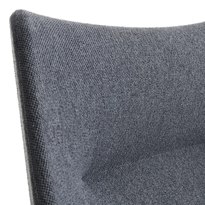 HAY - O2-loungestoel, zwart/grijs (lift)