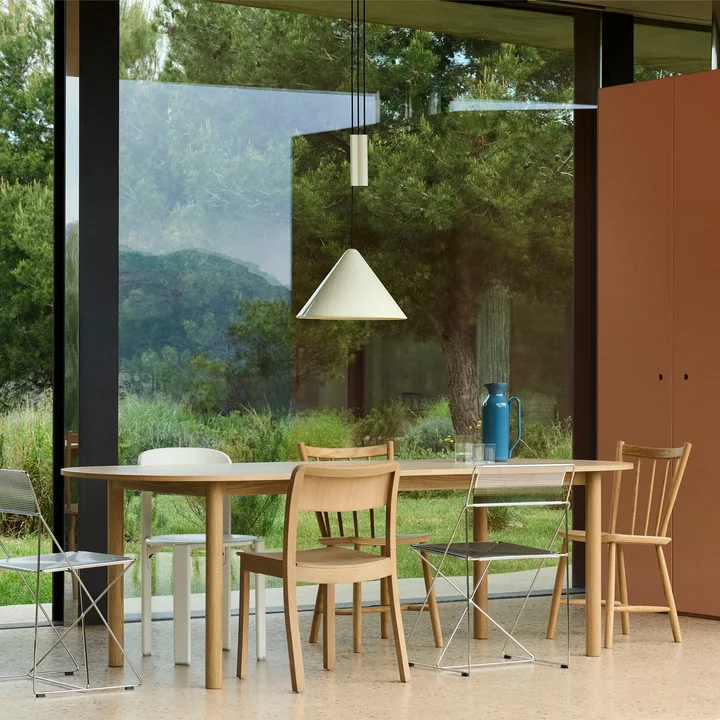 HAY - Compass Hanglamp, Ø 43 cm, in hoogte verstelbaar, oesterwit