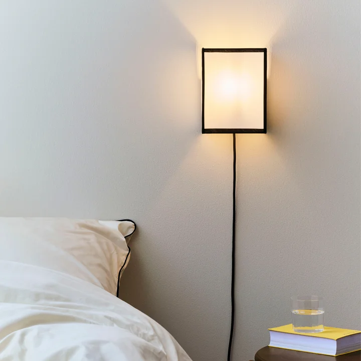 HAY - Ava Square Wandlamp, wit