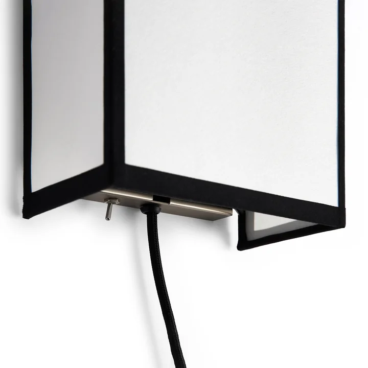 HAY - Ava Square Wandlamp, wit