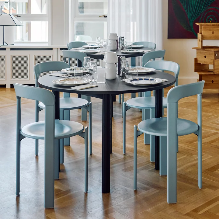 HAY - Annex Eettafel, donkergrijs / houtskool