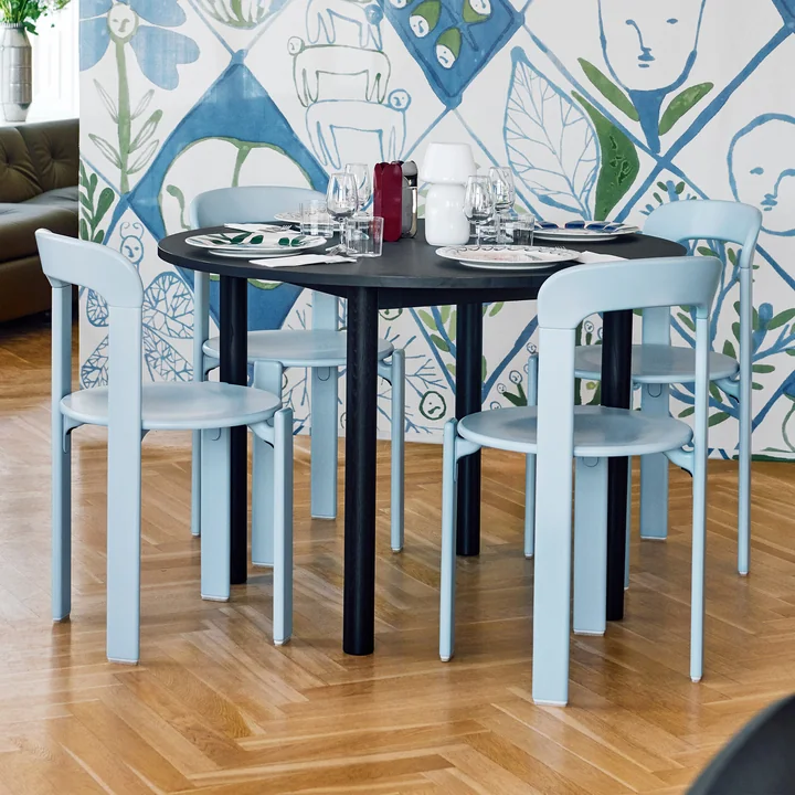 HAY - Annex Eettafel, donkergrijs / houtskool