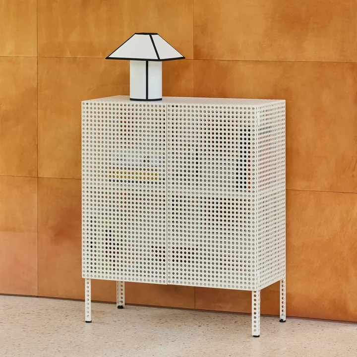 HAY - Perforated Cabinet M, eierschaal