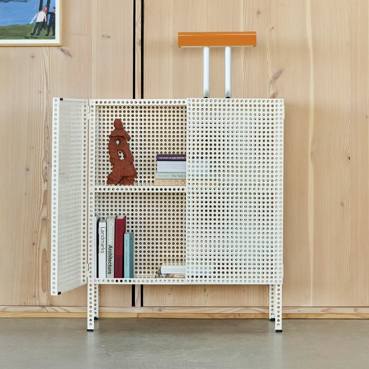 HAY - Perforated Cabinet M, eierschaal