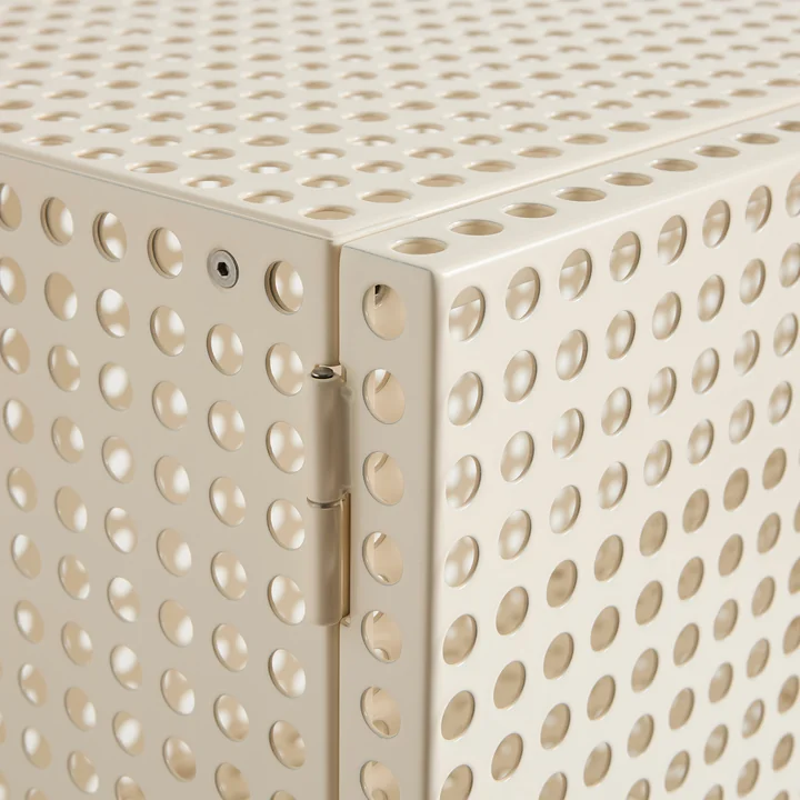 HAY - Perforated Cabinet, eierschaal
