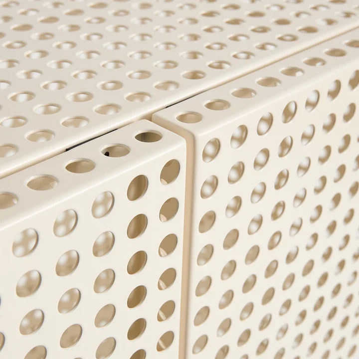 HAY - Perforated Cabinet, eierschaal