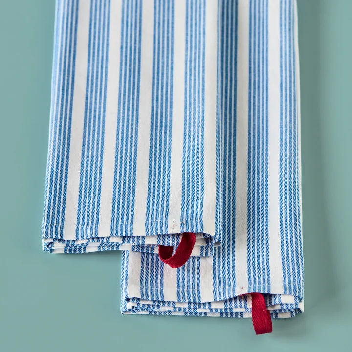 Nicolas Vahé - Chef Theedoeken, 70 x 50 cm, rood/wit (set van 2)