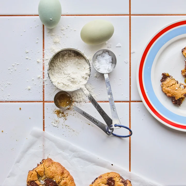 Nicolas Vahé - Maatlepel, zilver (set van 3)