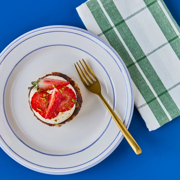 Nicolas Vahé - Taartvork, antiek gouden afwerking (set van 4)