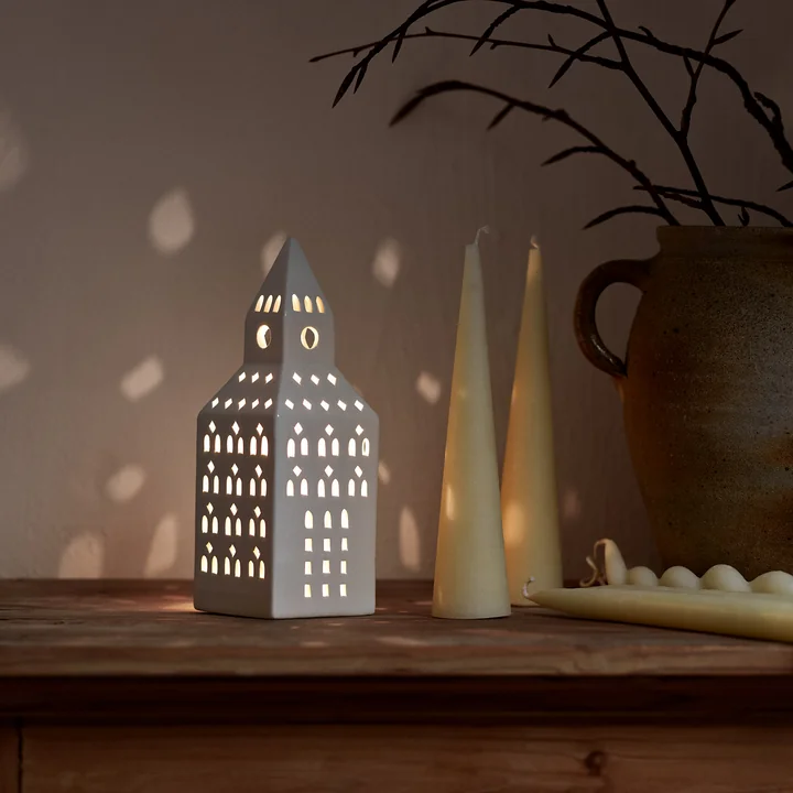 Kähler Ontwerp - Urbania Theelichtjeshuis, kerktoren