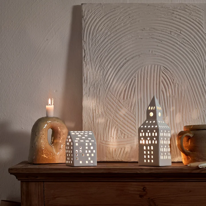 Kähler Ontwerp - Urbania Theelichtjeshuis, kerktoren