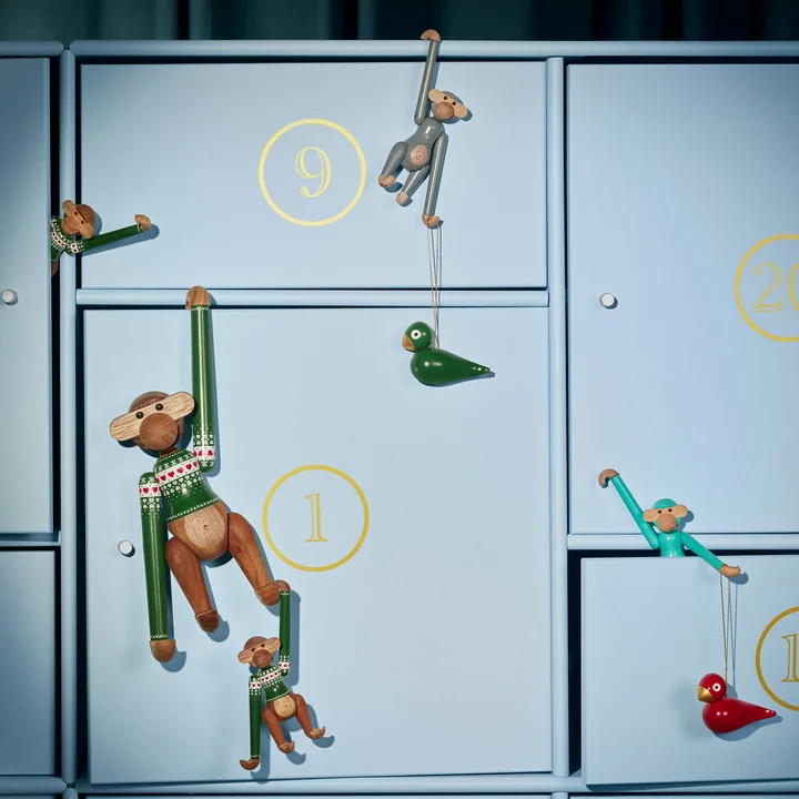 Kay Bojesen - Houten aap, kersttrui 2025