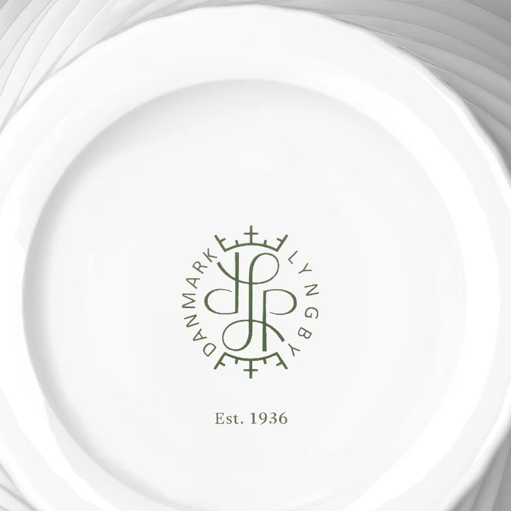 Lyngby Porcelæn - Twist vaas, wit