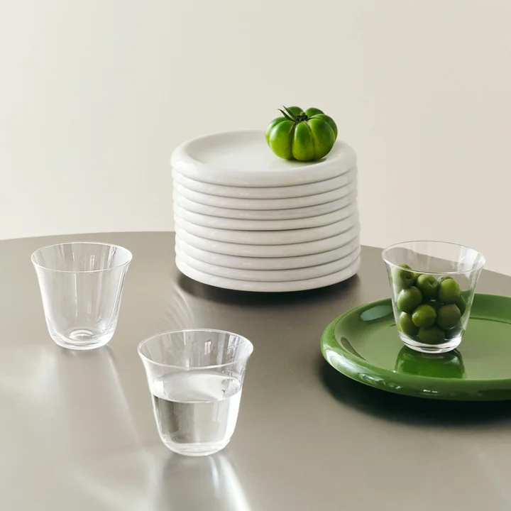 HAY - Curve Glazen beker, klein, helder