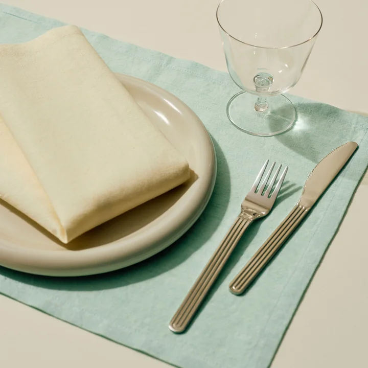 HAY - Tavolo Servet en placemat, 31 x 43 cm, zachtgeel en zacht mint