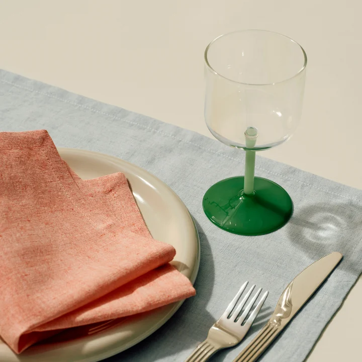 HAY - Tint Wijnglas, helder / jade lichtgroen / jade donkergroen