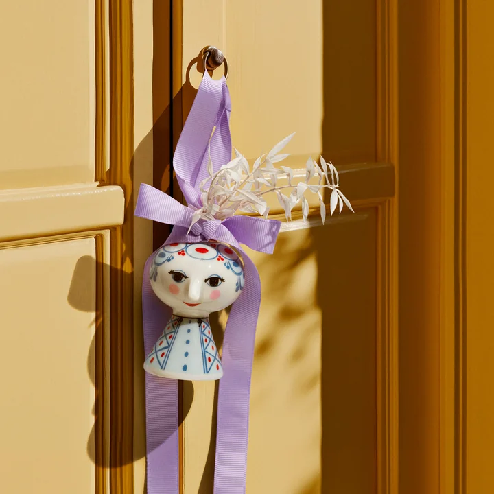 Bjørn Wiinblad - Eva kerstbal, blauw (2025)