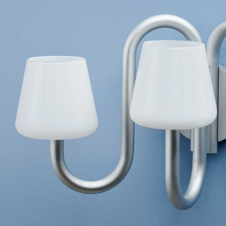 HAY - Apollo Schijnwerper, wit opaalglas