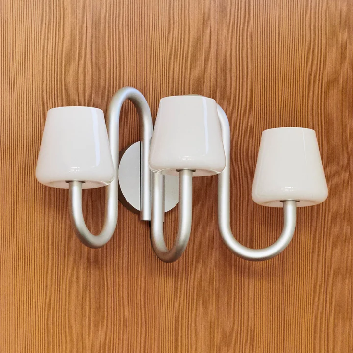 HAY - Apollo Schijnwerper, wit opaalglas