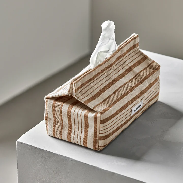 Meraki - Tissue Zakdoekdoos, 24 x 1 2. 5 x 13 cm, terracotta
