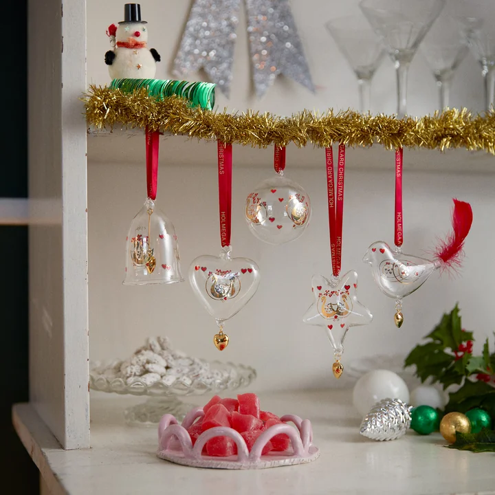 Holmegaard - Ann-Sofi Romme Kerstvogel, klein / helder (2025)