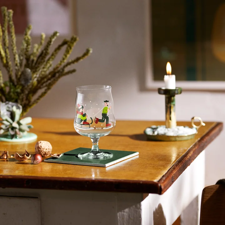 Holmegaard - Mikkeller universeel kerstbierglas 2025, 40 cl