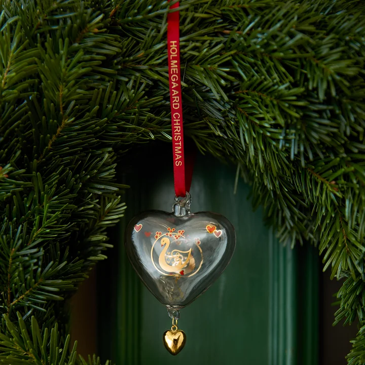 Holmegaard - Kersthart 2025 Ann-Sofi Romme klein, transparant