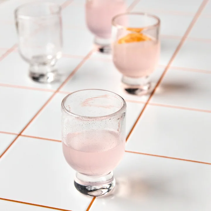 House Doctor - Rich Drinkglas, 230 cl, helder (set van 4)