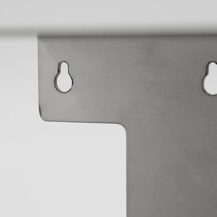 House Doctor - Book Wandplank, L 32 cm, afwerking geborsteld zilver