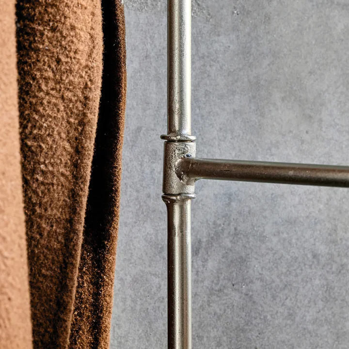 House Doctor - Flex Haakrail, H 70,5 cm, zilveren afwerking