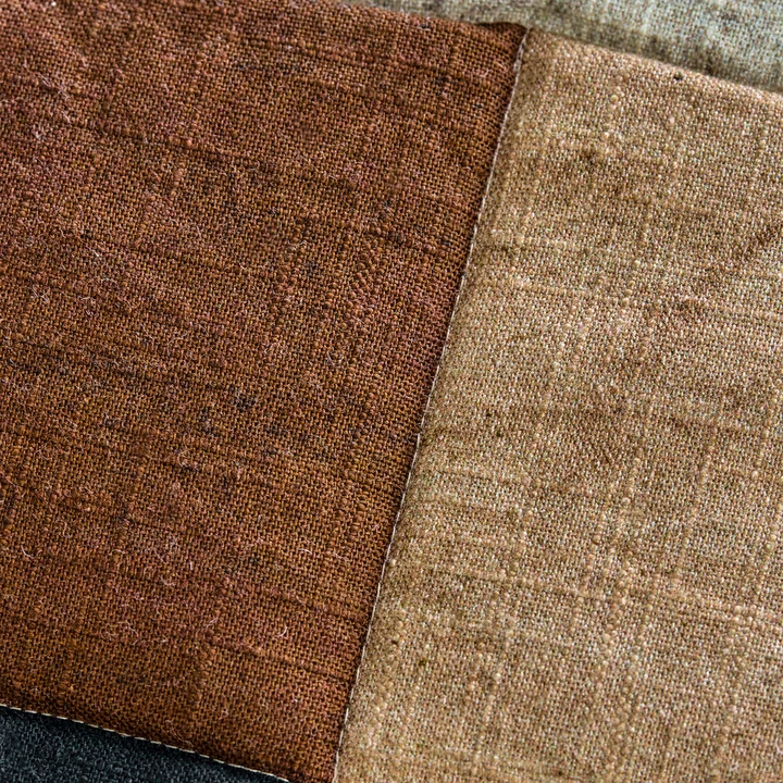 House Doctor - Patch Kussenhoes, 50 x 50 cm, zwart / zand / bruin