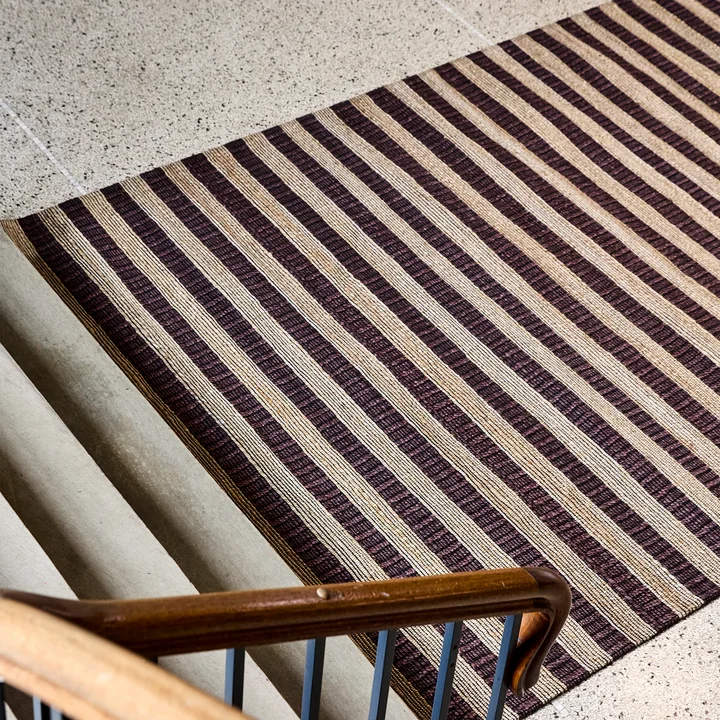 House Doctor - Block Vloerkleed, 200 x 300 cm, natuur / bruin