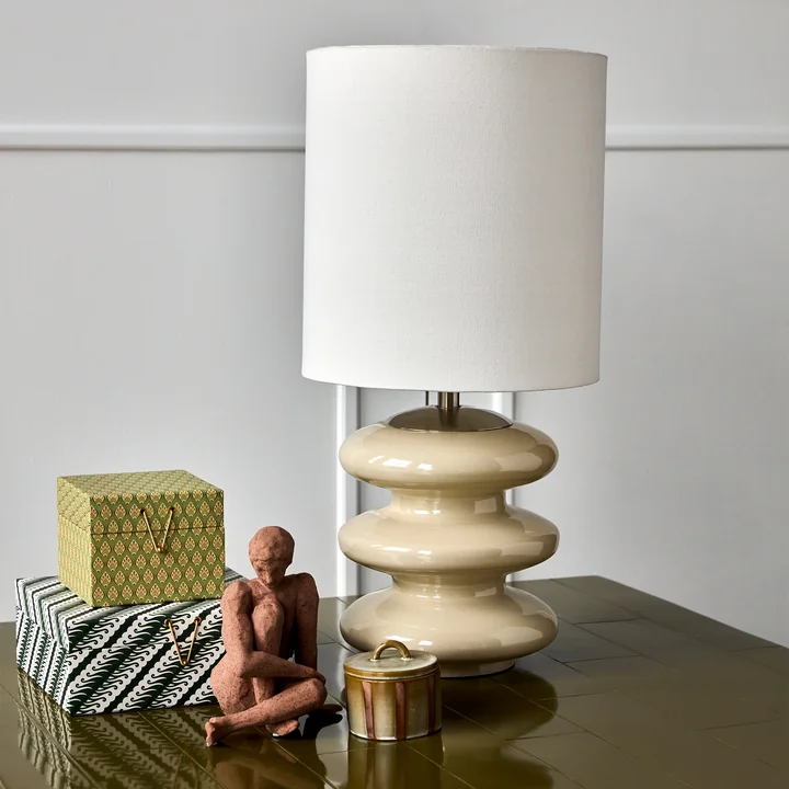 House Doctor - Step Tafellamp, L, zand / gebroken wit