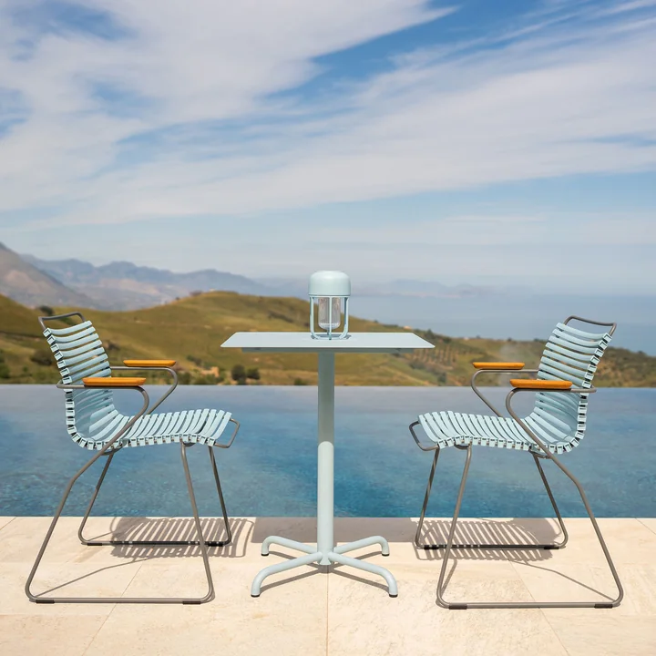 HOUE - CLICK Eetkamerstoel voor buiten met lage rugleuning