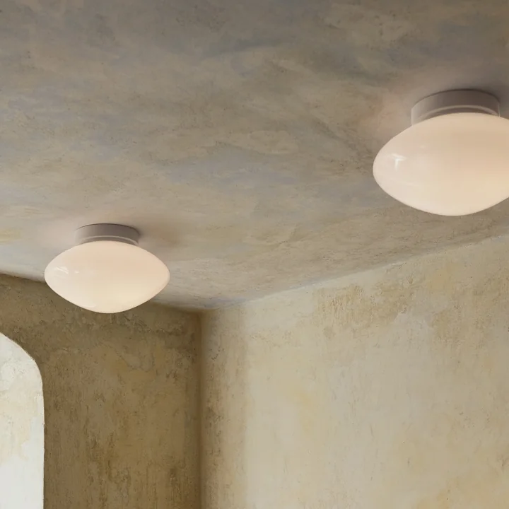 & Tradition - Mist AP22 Plafondlamp/wandlamp, Ø 25 cm, mat wit