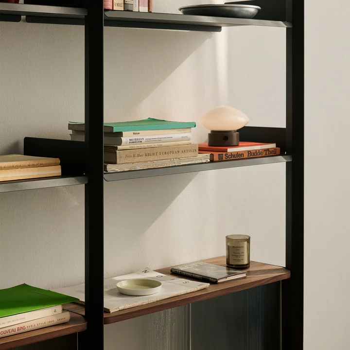 & Tradition - Rombe configuratie E IF3 & IF6 met kastelement, notenhoutfineer / antraciet / planken antraciet