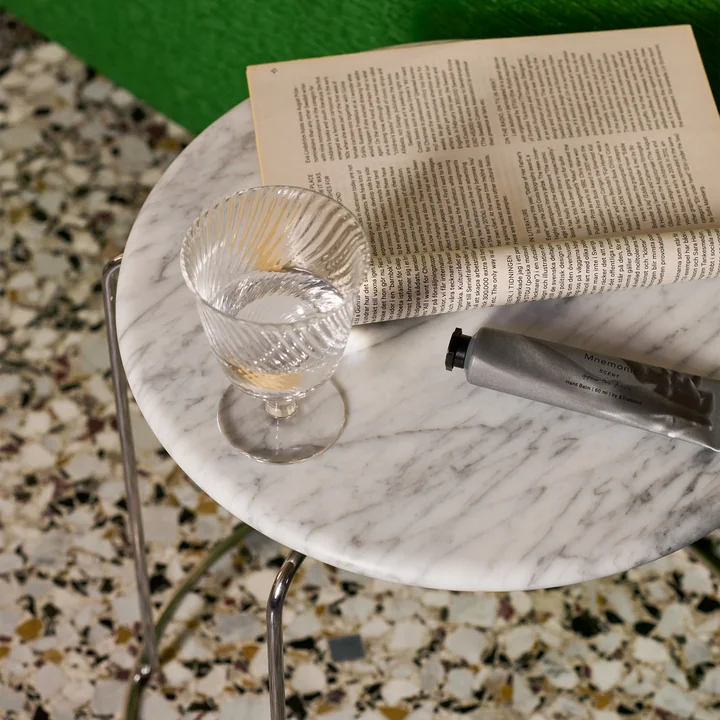 & Tradition - Wire VP11 tafelblad, Ø 38 cm, marmer (Bianco Carrara)