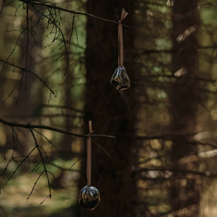 Ferm Living - Bellure kerstbal, zilver (set van 2)