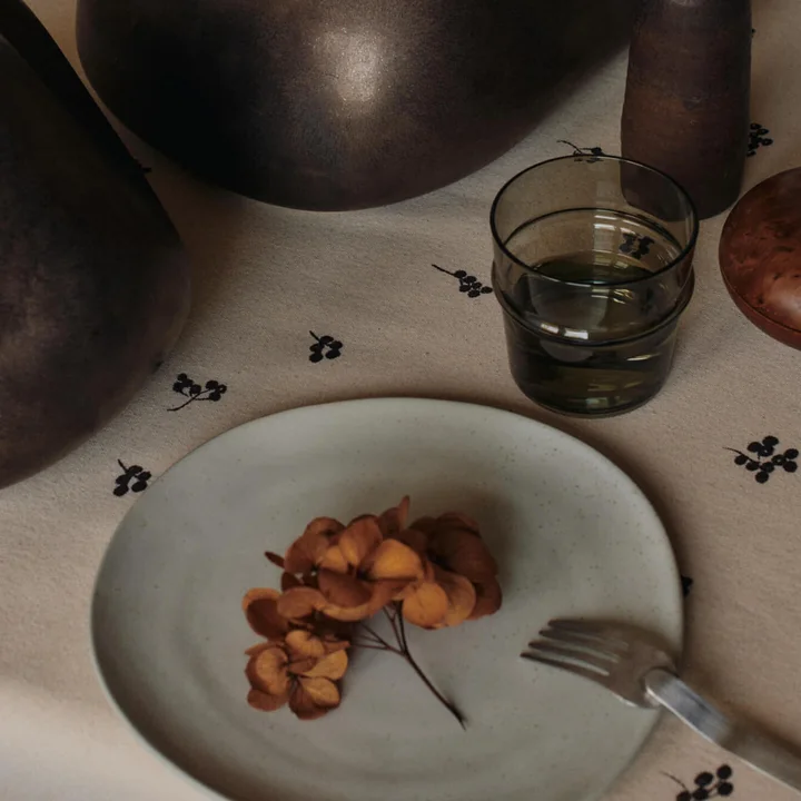 Ferm Living - Boya Laag drinkglas, 30 cl, rookgrijs