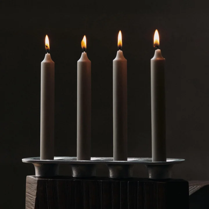 Ferm Living - Soothe 4 kandelaars, aluminium