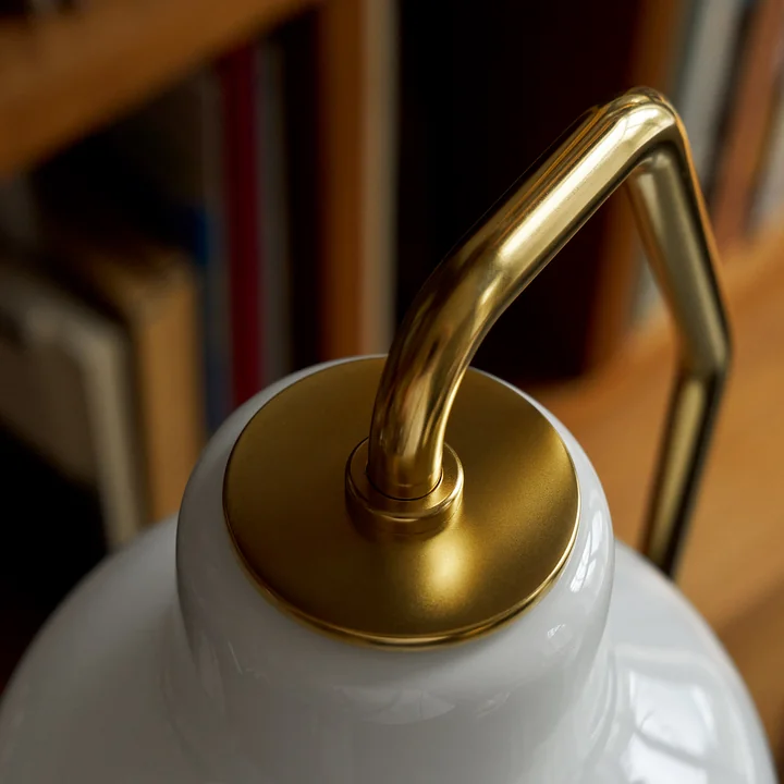 Louis Poulsen - VL Ring Crown tafellamp & Vloerlamp, messing / opaal