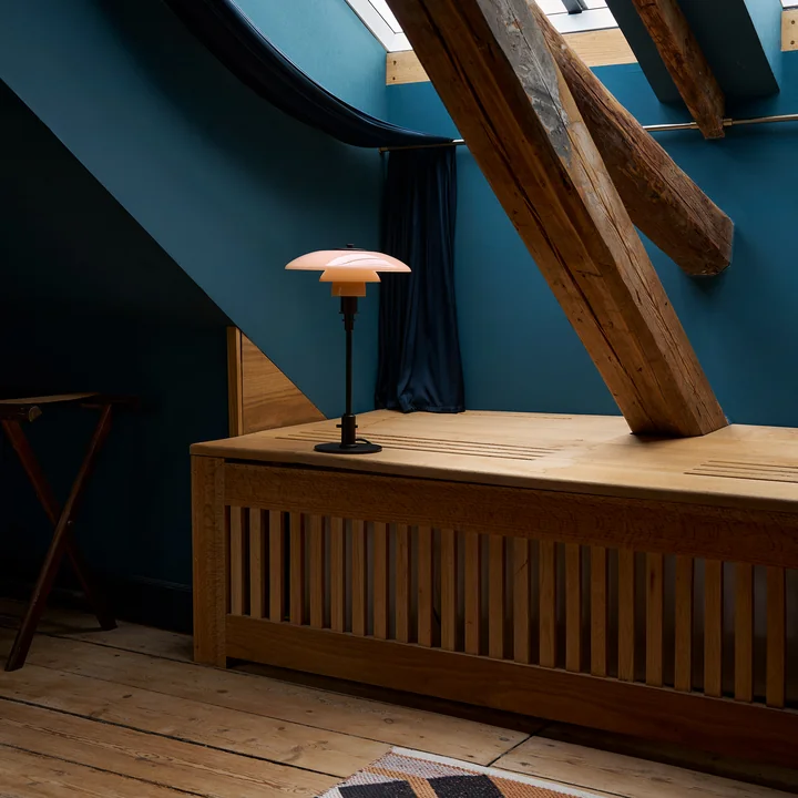 Louis Poulsen - PH 3/2 tafellamp, stoffig terracotta (Limited Edition 2025)