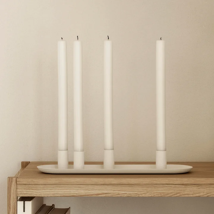 Blomus - Loha kandelaar, ovaal, maanlicht