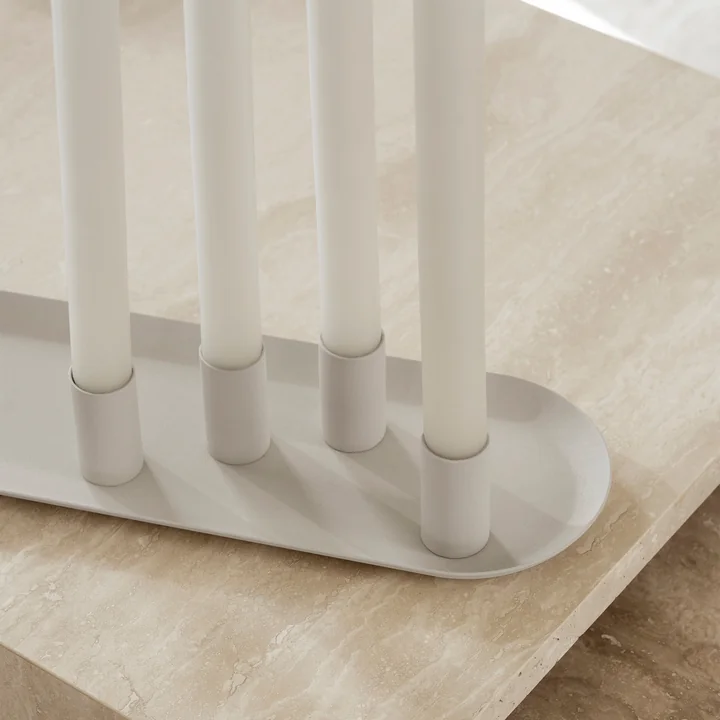 Blomus - Loha kandelaar, ovaal, maanlicht