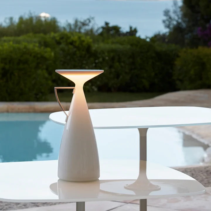 Kartell - Camomille Lampje op batterijen (LED), wit