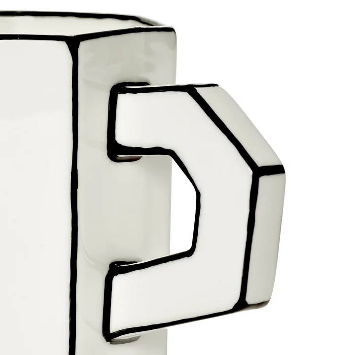 Serax - Carte Blanche Theekop, wit / zwart