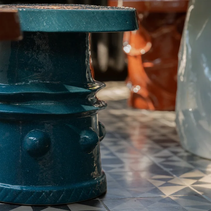 Serax - Clara bijzettafel 08, blauw