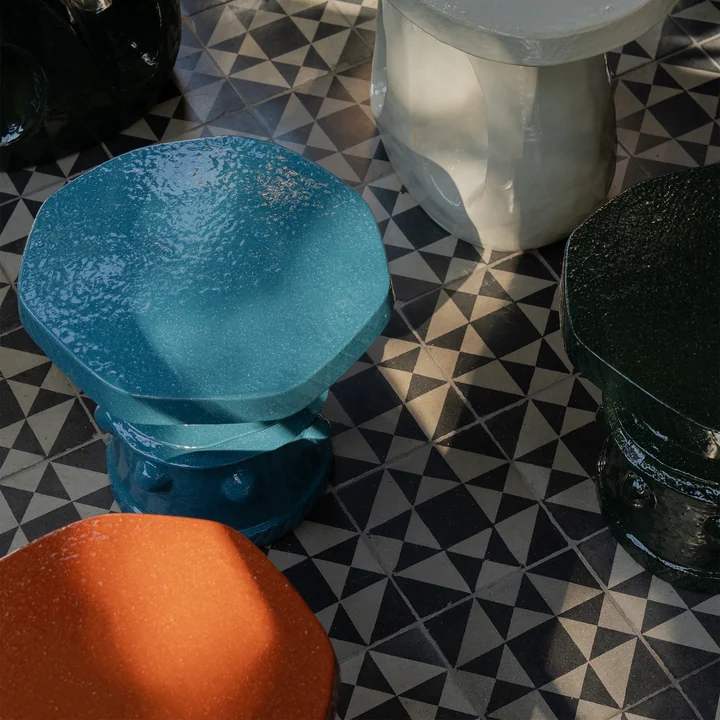 Serax - Clara bijzettafel 08, blauw