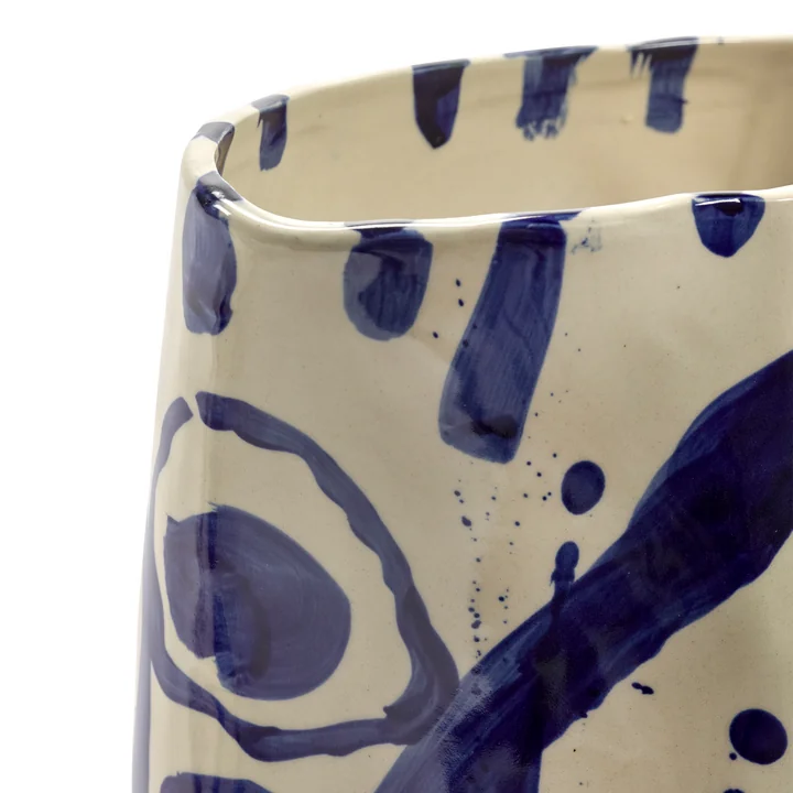 Serax - Sophia vaas L, blauw